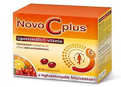 Novo C plus liposzómális C-vitamin csipkebogyóval, 60 db