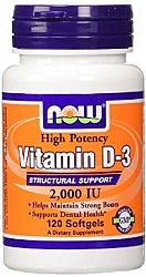 Now D-3 vitamin 2000 IU, 120 kapszula