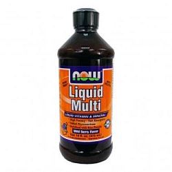Now Liquid Multi folyékony multivitamin erdei gyümölcsös, 473 ml