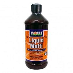 Now Liquid Multi folyékony multivitamin narancsos, 473 ml