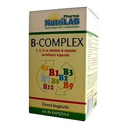 Nutrilab B-Complex, 60 db kapszula