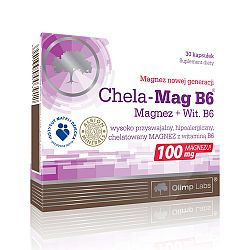 Olimp Labs ChelaMag kelát kötésű szerves magnézium + B6 kapszula, 30 db