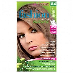 Oyster Fashion Colore Natura hajfesték - 8.0 Világos szőke, 1 db