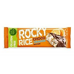 Rocky puff. Csokis rizsszelet narancsos, 18 g