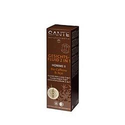 SANTE Homme II Férfi Hidratáló szérum 2 az 1-ben bio koffeinnel és acai bogyóval, 50 ml