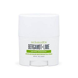 Schmidt's Alumínium mentes bergamott-lime dezodor - utazó méret 19,8 g