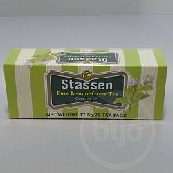 Stassen zöld tea, jázmin, 25x1,5g
