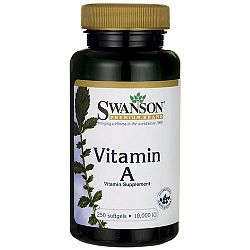 Swanson A-10000 vitamin gélkapszula, 250 db