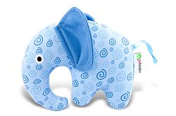 Textil játék - kék elefánt 
