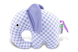 Textil játék - lila elefánt 