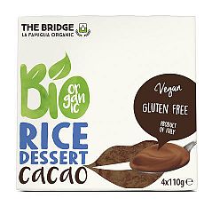 The Bridge bio rizs desszert, 4x110 g - kakaós