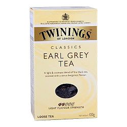 Twinings earl grey tea papirdobozos, 100 g