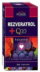 Vita crystal rezveratol+q10 kapszula, 30 db