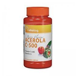 Vitaking C-500mg Acerola EPRES, 40 db rágótabletta