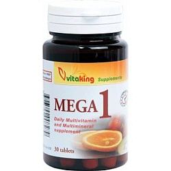 Vitaking Mega-1 multivitamin tabletta, 30 db