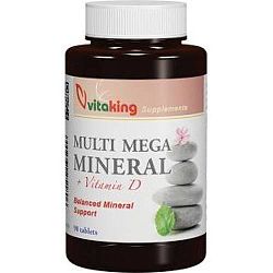 Vitaking Multi Mega Mineral tabletta, 90 db