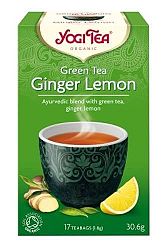 Yogi Bio Zöld tea gyömbérrel, citrommal, GREEN TEA GINGER LEMON, 17 filter