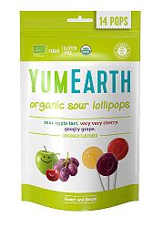 YumEarth Organikus savanykás nyalókák C-vitaminnal 14 db/csomag