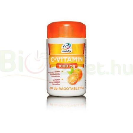 1x1 vitaday c-vitamin 1000 mg rágótabl.