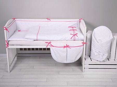 3-részes ágynemű szett MINI-MINI - rózsaszín