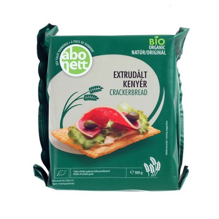 Abonett BIO natúr extrudált kenyér, 100 g