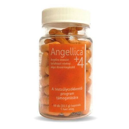 Angellica +4 növényi étrend-kiegészítő kapszula, 60 db