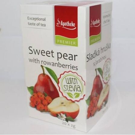 Apotheke édeskörte-berkenye Steviával Gyümölcstea 40 g