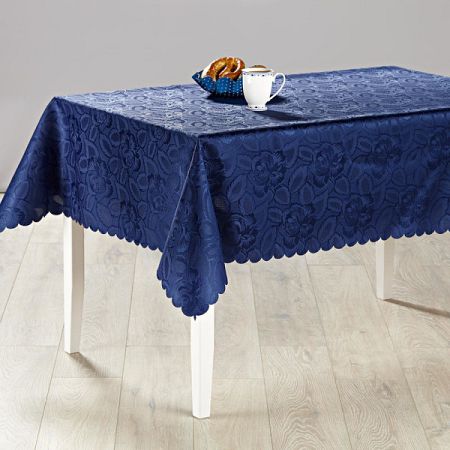 Asztalterítő  Jacquard - kék színben - velikost 130x160 cm