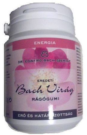 Bach virágterápiás rágó, 60 g - Energia (piros ribizli íz)