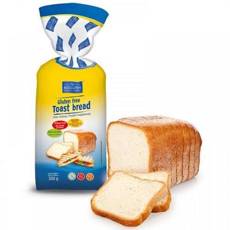 Bezgluten gluténmentes toast kenyér, 300 g