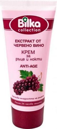 Bilka kézkrém öregedés ellen vörösszőlő kivonattal, 65 ml