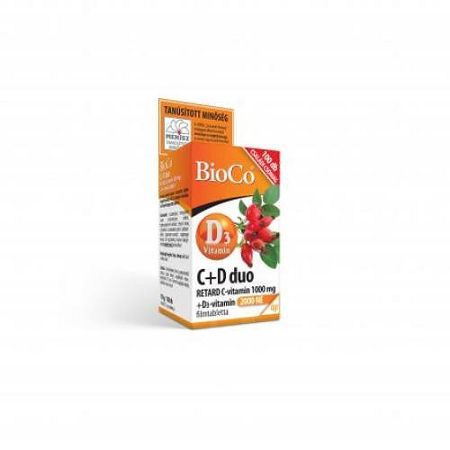Bioco C+d Dou Retard Vitamin Kapszula, 100 db