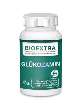 Bioextra Glükozamin Spec.gyógy.célra Szánt Tápszer, 60 db