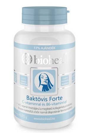 Bioheal Baktövis Forte C-vitaminnal és B6-vitaminnal, 70 db