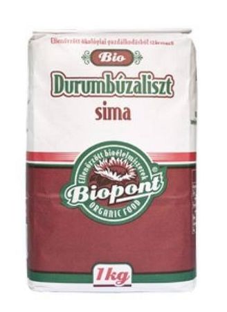 Biopont bio durumbúzaliszt, sima, 1 kg