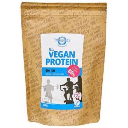 Biorganik bio Vegan Sport rizsprotein 80% fehérjetartalommal, 250 g