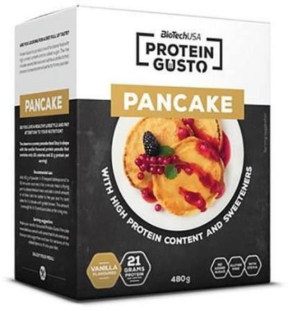 Biotech Protein Gusto Pancake, palacsintapor fehérjével, vaníliás, 480g