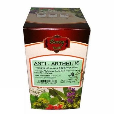 Boszy Anti-arthritis filteres tea reuma, köszvény ellen, 20 filter