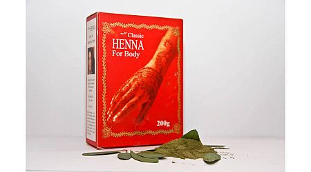 Classic henna test-és hajszínező por 200