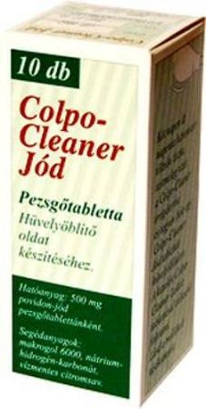 Colpo-Cleaner Jód pezsgőtabletta, 10 db