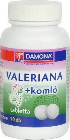 Damona Valeriana + Komló tabletta, 90 db