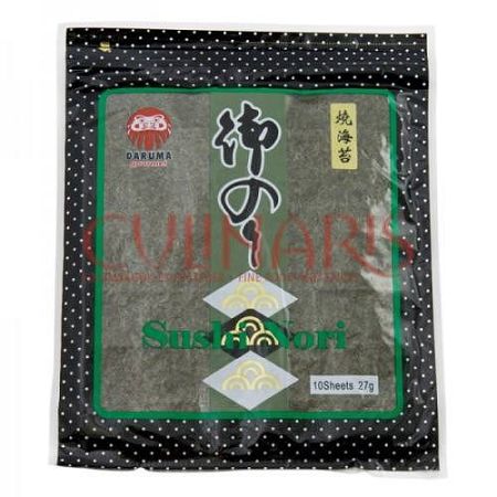 Daruma Yaki Sushi Nori algalap zöld, 10 db, 27 g