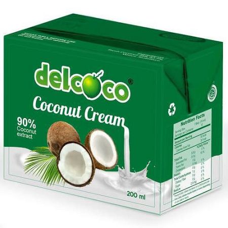 Del Coco kókusztejszín, 200 ml