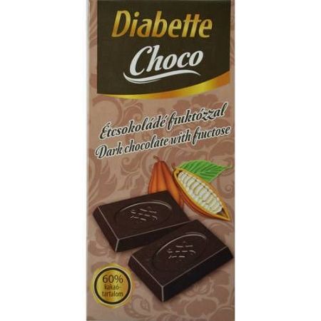 Diabette choco étcsokoládé 80 g