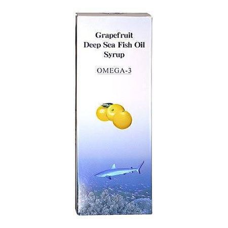 Dr. Chen Omega-3 mélytengeri halolaj grapefruit sziruppal, 500 ml
