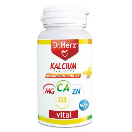 Dr. Herz Kalcium+Magnézium+Cink+D3 90db tabletta 