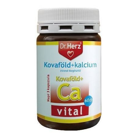 Dr. Herz kovaföld+kalcium+C-vitamin kapszula, 60 db