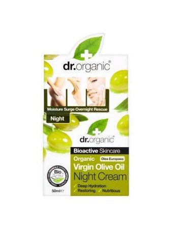dr.Organic bio oliva éjszakai krém, 50 ml