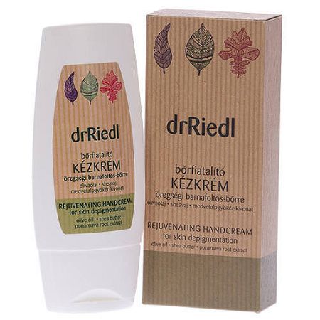drRiedl Bőrfiatalító kézkrém, öregségi barnafoltos bőrre, 100 ml