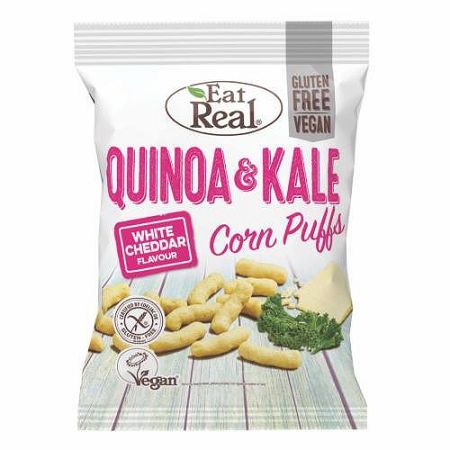 Eat real quinoa-kel puffs fehér cheddar 40 g